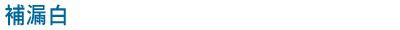 補漏白